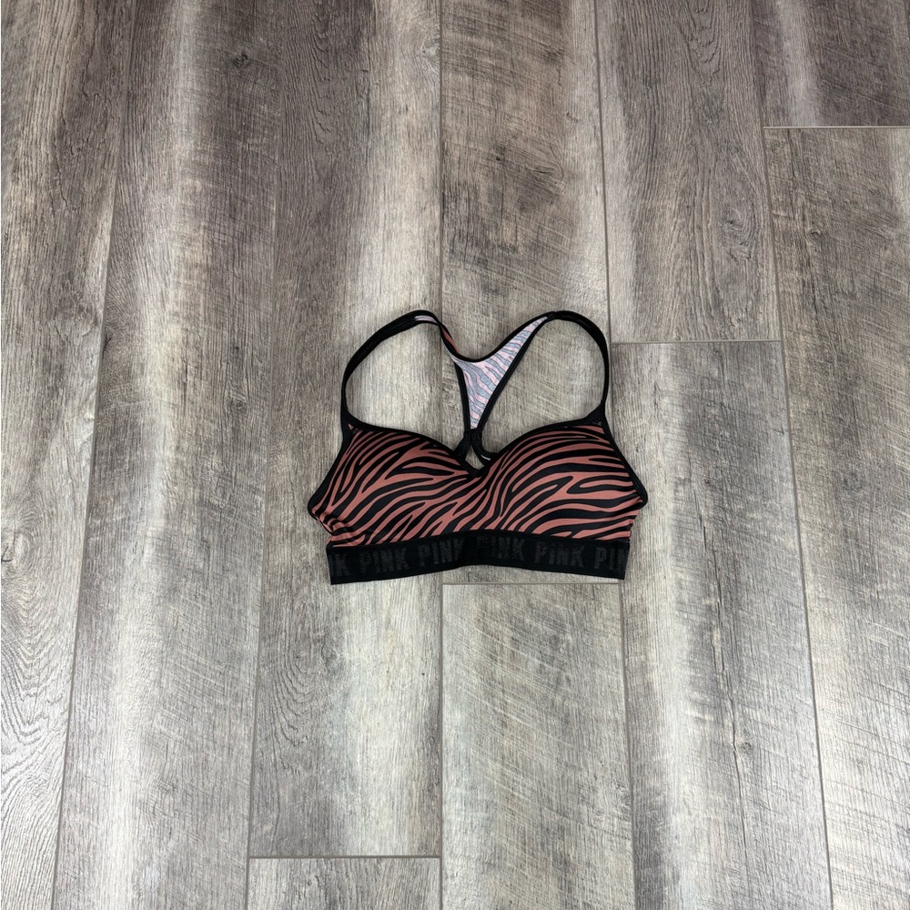 VS‎ Black Animal Print Sports Bra